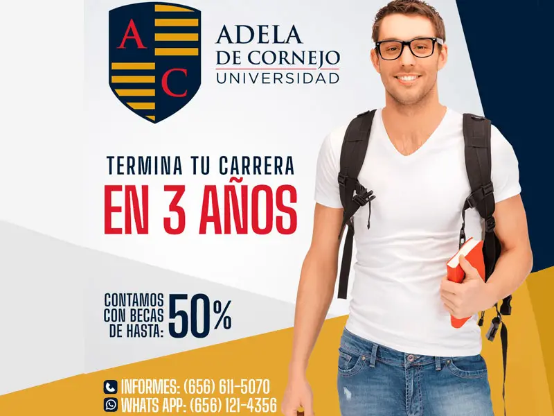Banner licenciaturas Adela de cornejo